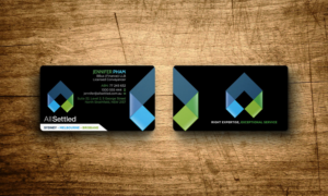 Visitenkarten-Design von Verified artistry (Design garden) für All Settled | Design: #11278707