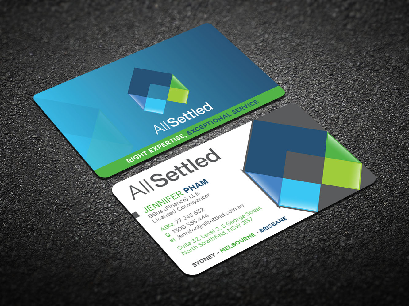 Visitenkarten-Design von Verified artistry (Design garden) für All Settled | Design #11278712