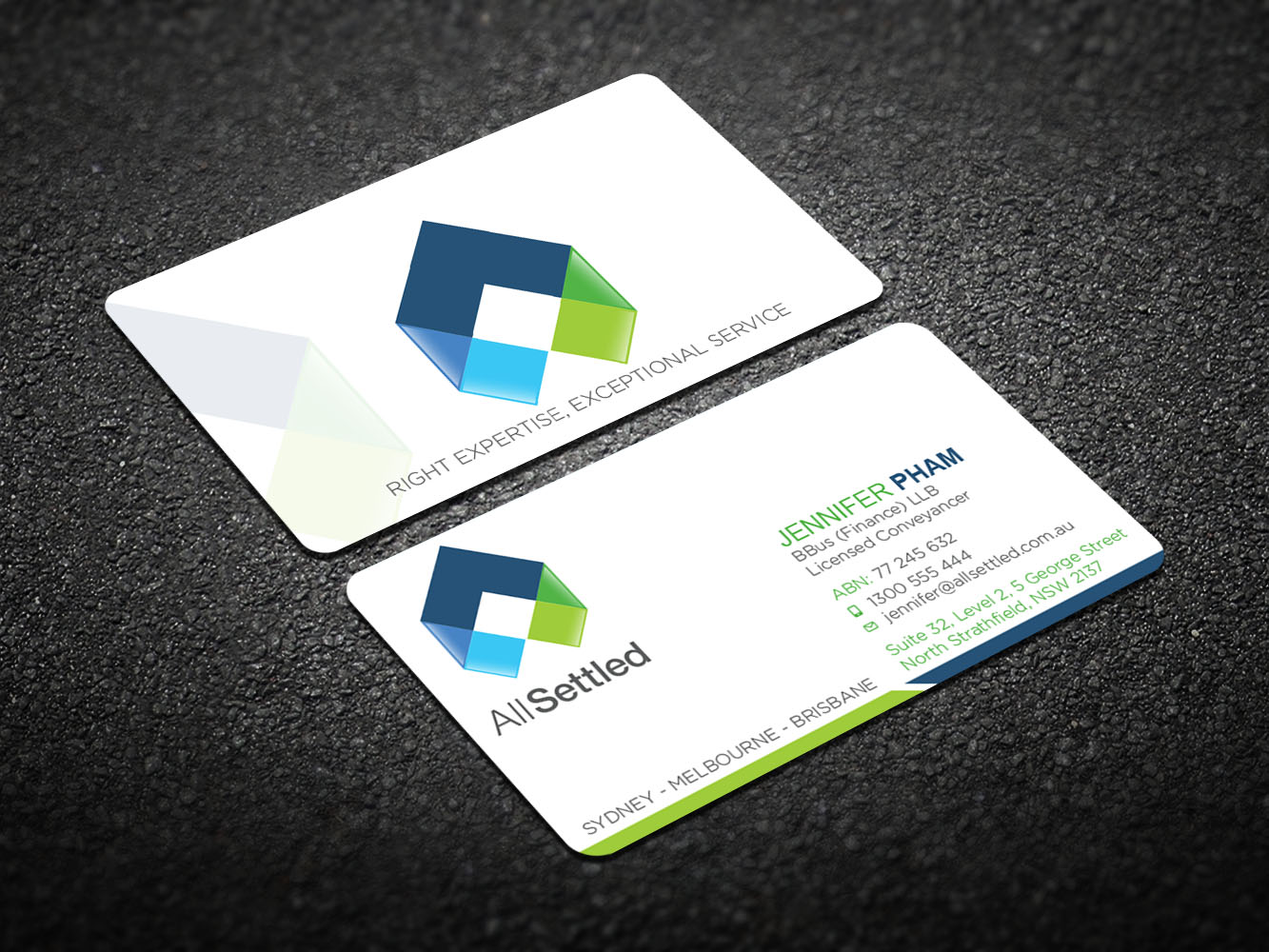 Visitenkarten-Design von Verified artistry (Design garden) für All Settled | Design #11278720