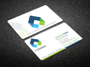 Visitenkarten-Design von Verified artistry (Design garden) für All Settled | Design: #11278720