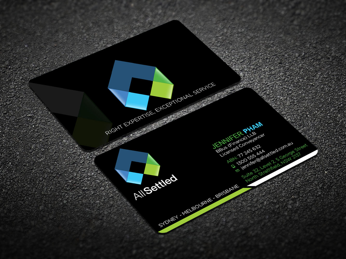 Visitenkarten-Design von Verified artistry (Design garden) für All Settled | Design #11278723