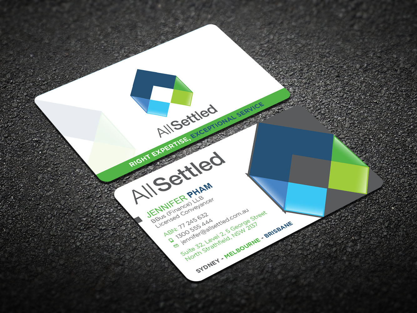 Visitenkarten-Design von Verified artistry (Design garden) für All Settled | Design #11278724