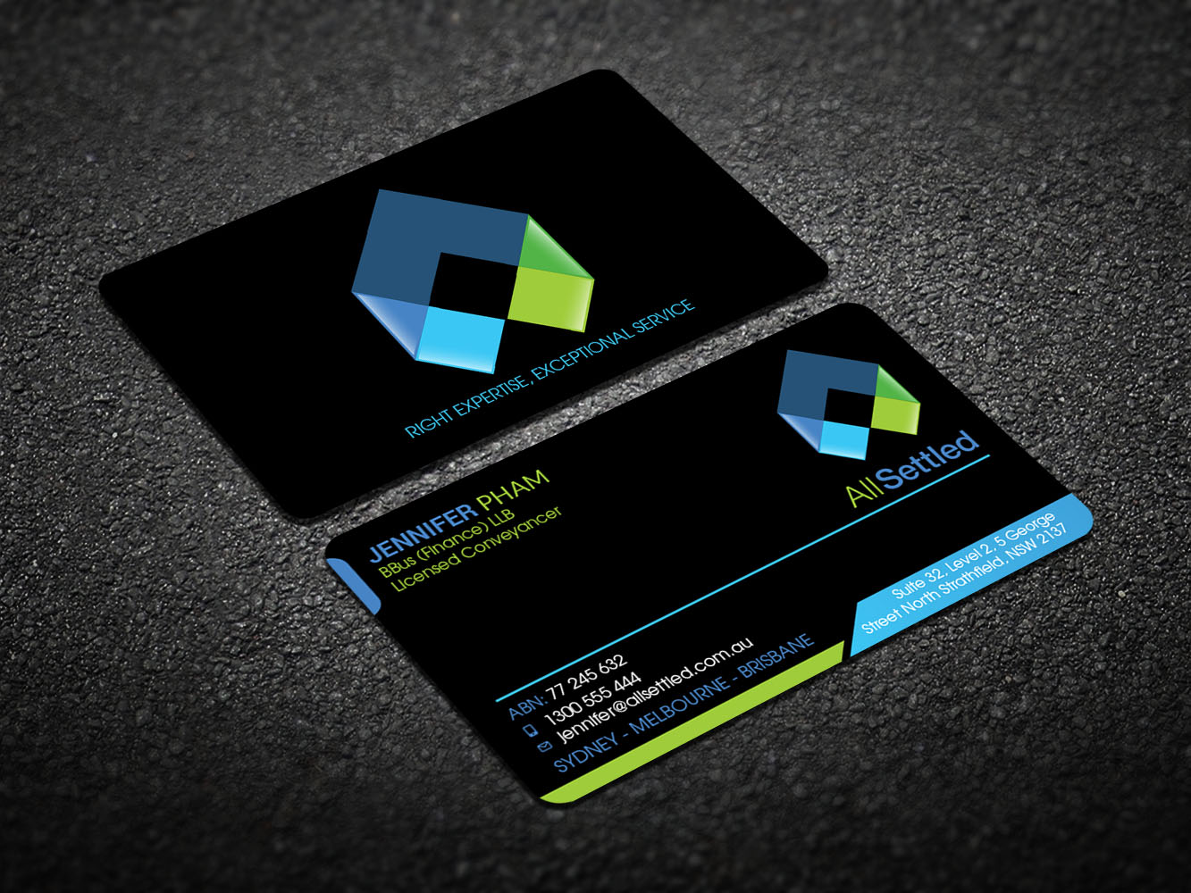Visitenkarten-Design von Verified artistry (Design garden) für All Settled | Design #11278734