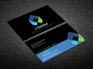 Visitenkarten-Design von Verified artistry (Design garden) für All Settled | Design: #11278743