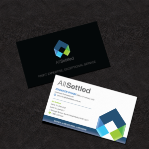 Business Card Design by Grafactory for All Settled | Design: #11285594