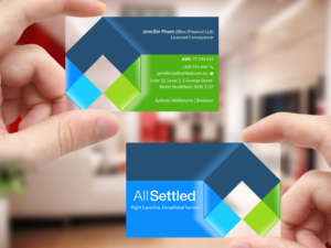 Business Card Design by Creations Box 2015 for All Settled | Design: #11292499