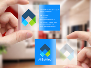 Business Card Design by Creations Box 2015 for All Settled | Design: #11292500