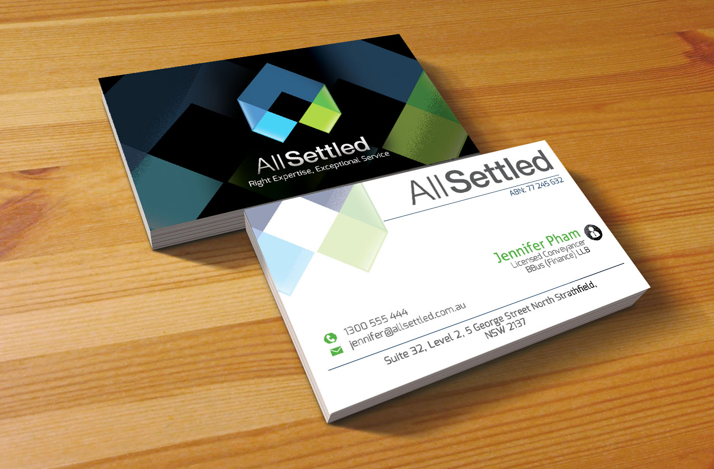 Business Card Design by gayathrik2244 for All Settled | Design #11361300