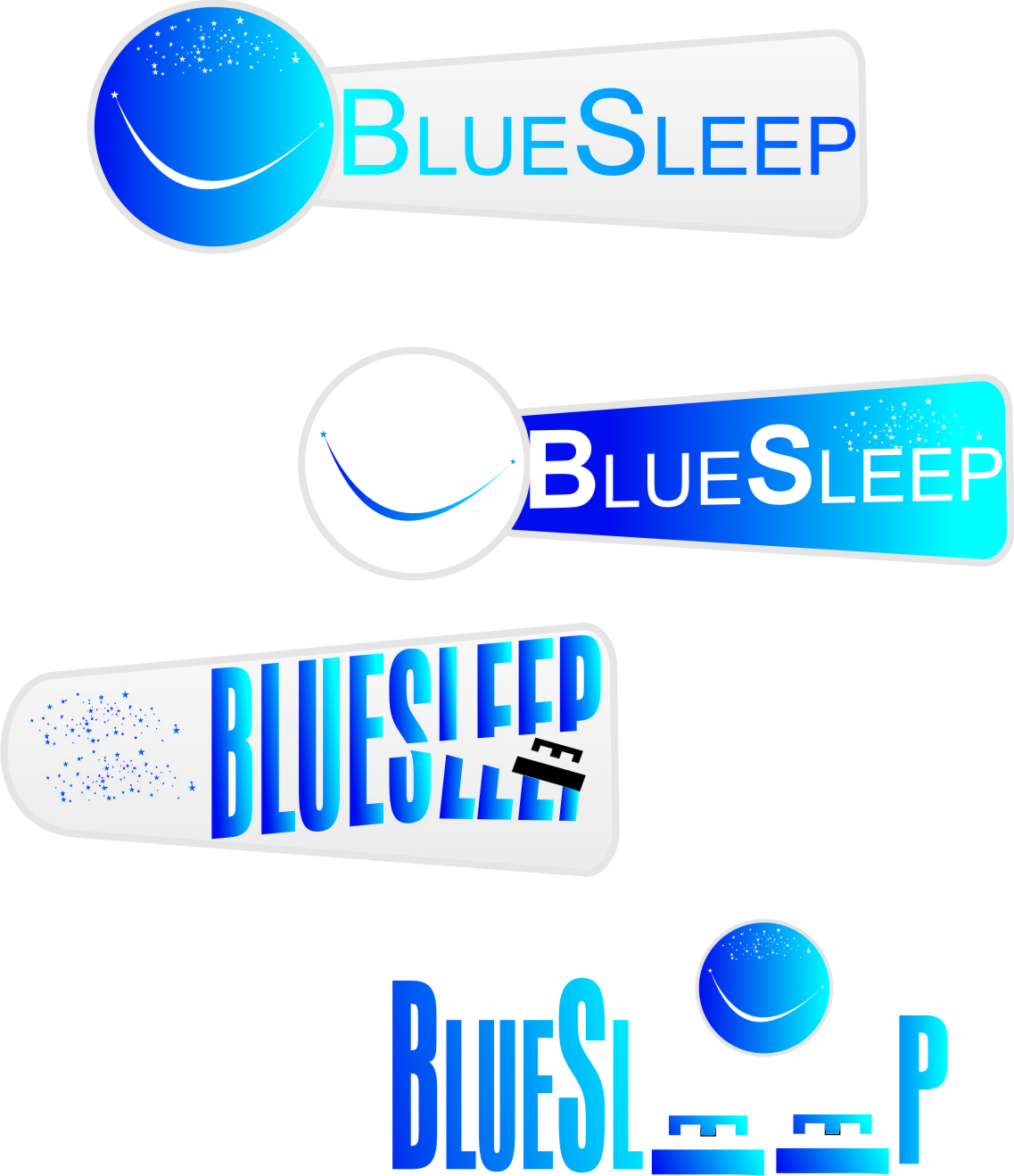 Logo Design by achanta advertising for Bluesleep | Design #23366