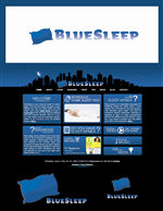 Logo Design by Julius Reque for Bluesleep | Design: #23686