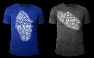 Diseño de Camiseta por CREARTIVE para Imagination Installations | Diseño: #11343367