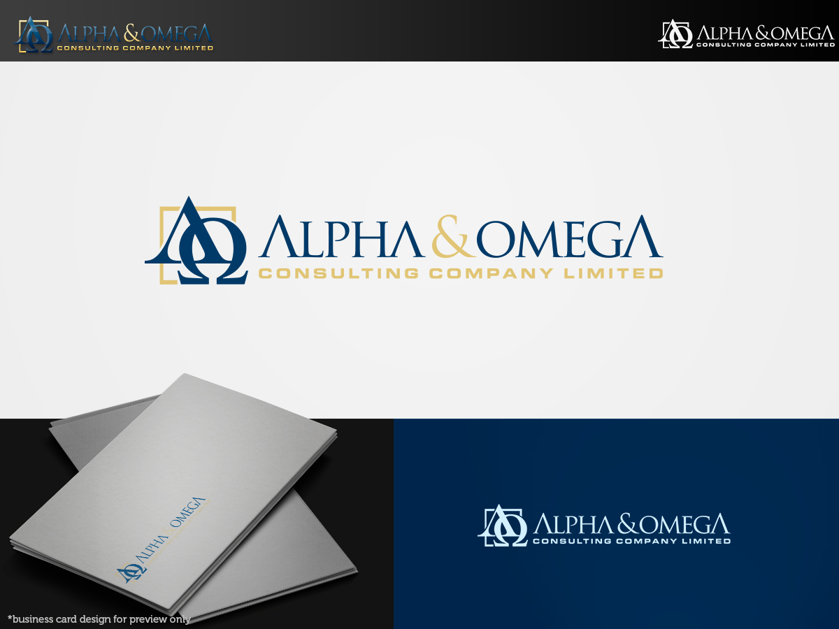Logo-Design von ArtSamurai für Alpha and Omega Consulting Company Limited | Design #11306372
