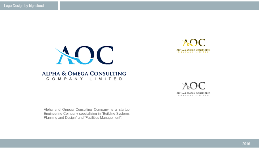 Design de Logo par highcloud pour Alpha and Omega Consulting Company Limited | Design #11321230