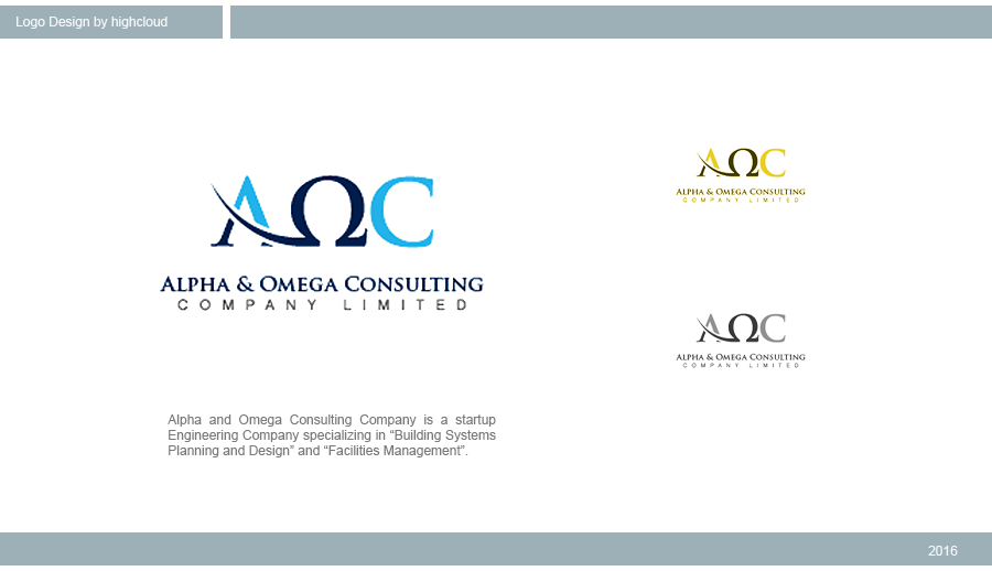 Design de Logo par highcloud pour Alpha and Omega Consulting Company Limited | Design #11321231