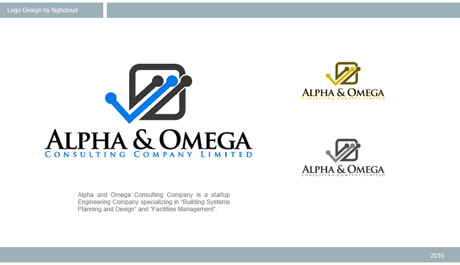 Logo Design by highcloud for Alpha and Omega Consulting Company Limited | Design #11321238