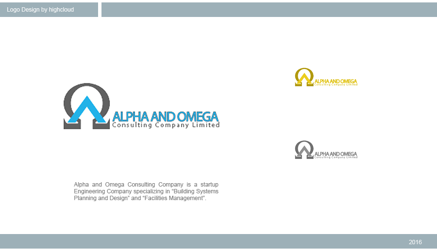 Design de Logo par highcloud pour Alpha and Omega Consulting Company Limited | Design #11321257