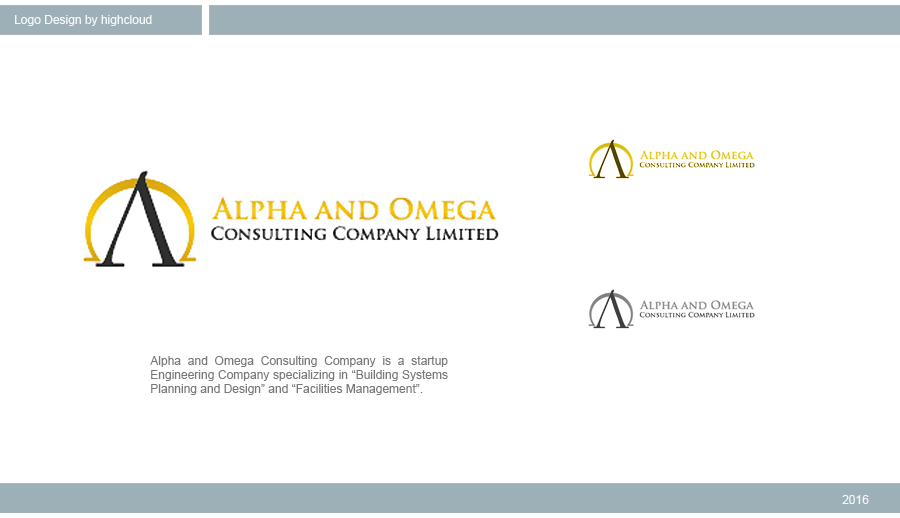Logo Design by highcloud for Alpha and Omega Consulting Company Limited | Design #11327244
