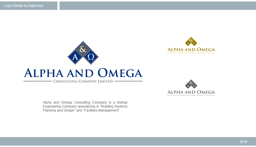 Logo Design by highcloud for Alpha and Omega Consulting Company Limited | Design #11327250