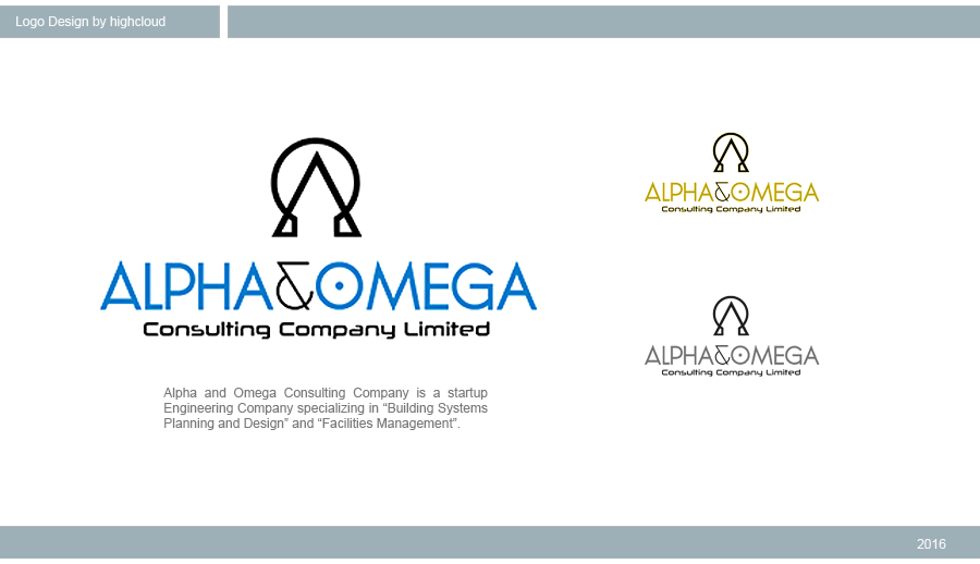 Logo Design by highcloud for Alpha and Omega Consulting Company Limited | Design #11327251