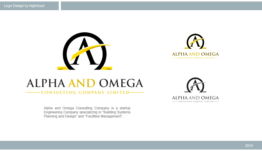 Logo Design by highcloud for Alpha and Omega Consulting Company Limited | Design #11327253