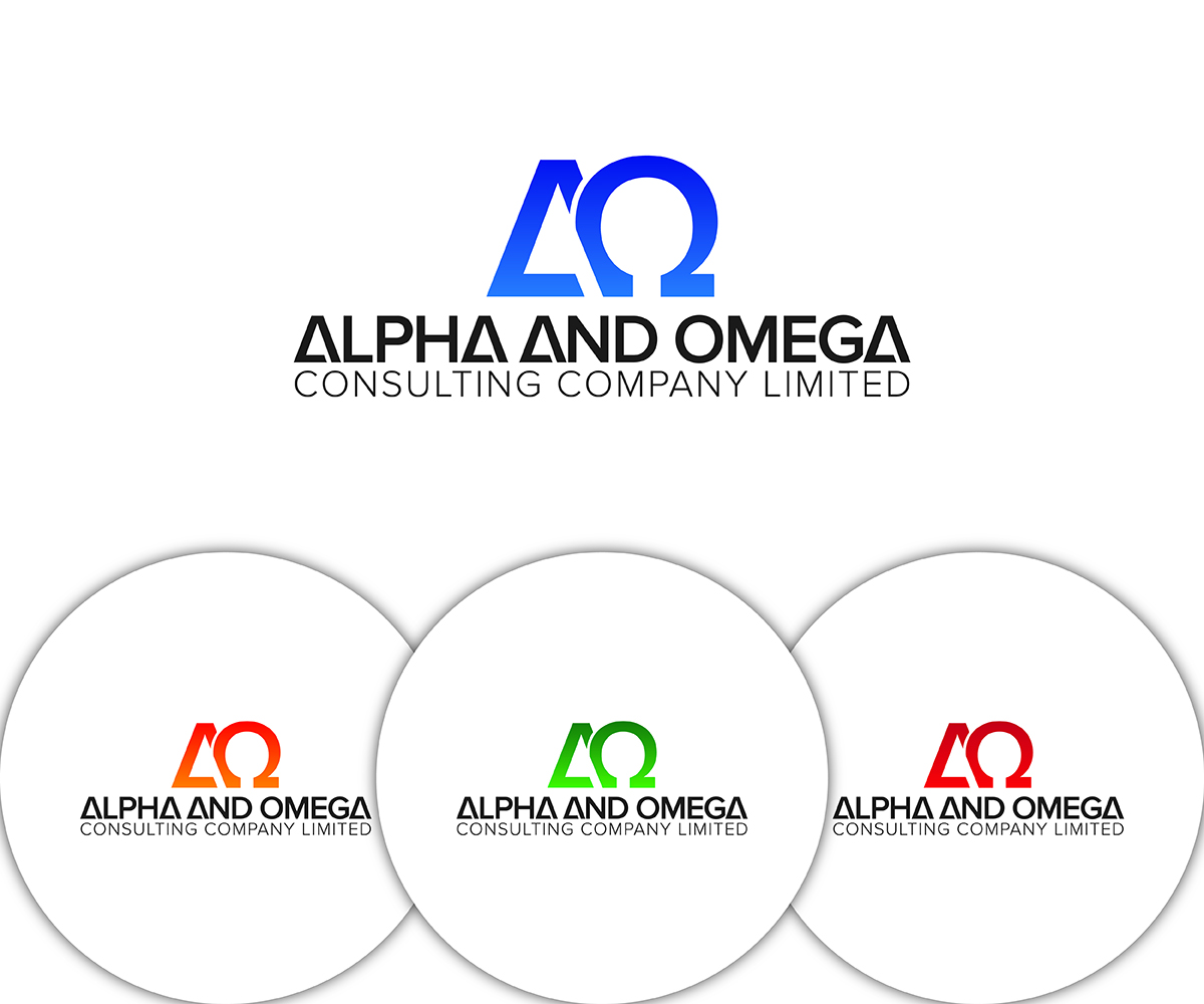 Logo-Design von eMARK für Alpha and Omega Consulting Company Limited | Design #11304353