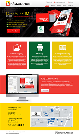 Diseño Web por Latest Design Ideas para Haskolaprent | Diseño: #2322660