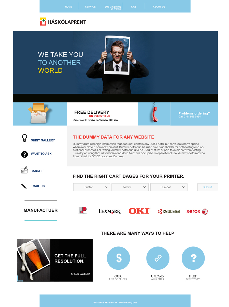 Web Design by adamhfarid for Haskolaprent | Design #2336686