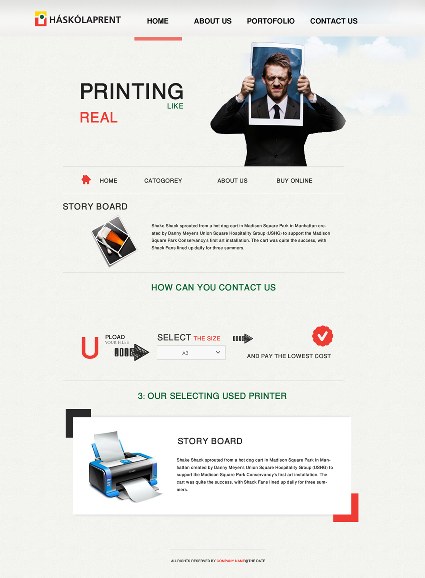 Web Design by adamhfarid for Haskolaprent | Design #2346672