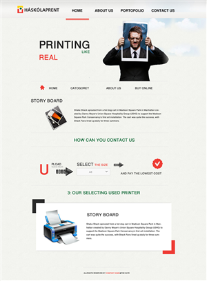 Web Design by adamhfarid for Haskolaprent | Design: #2346672