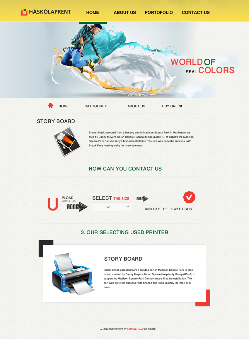 Web Design by adamhfarid for Haskolaprent | Design #2358335