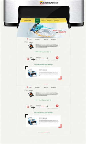 Web Design by adamhfarid for Haskolaprent | Design: #2358922