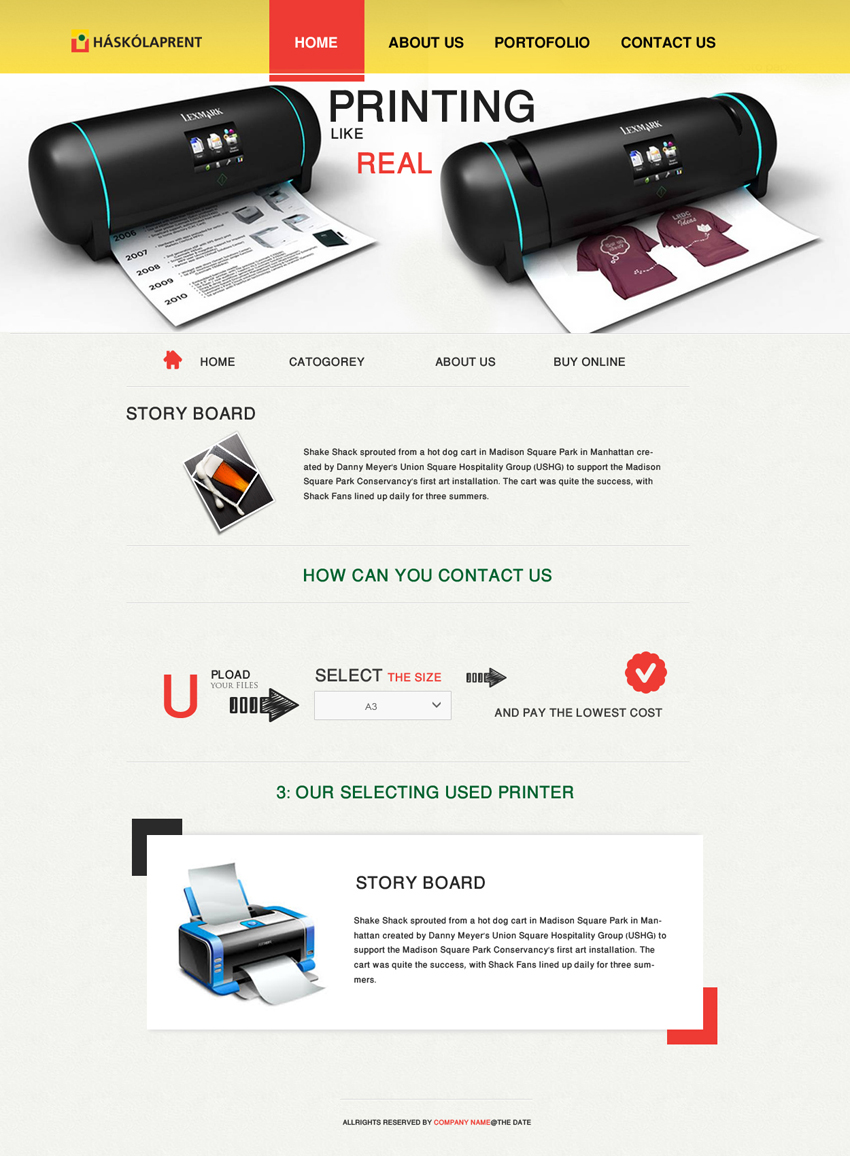 Web Design by adamhfarid for Haskolaprent | Design #2359064