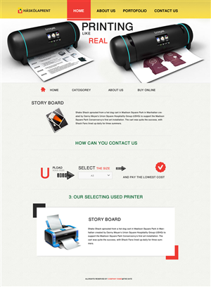 Web Design by adamhfarid for Haskolaprent | Design #2359064