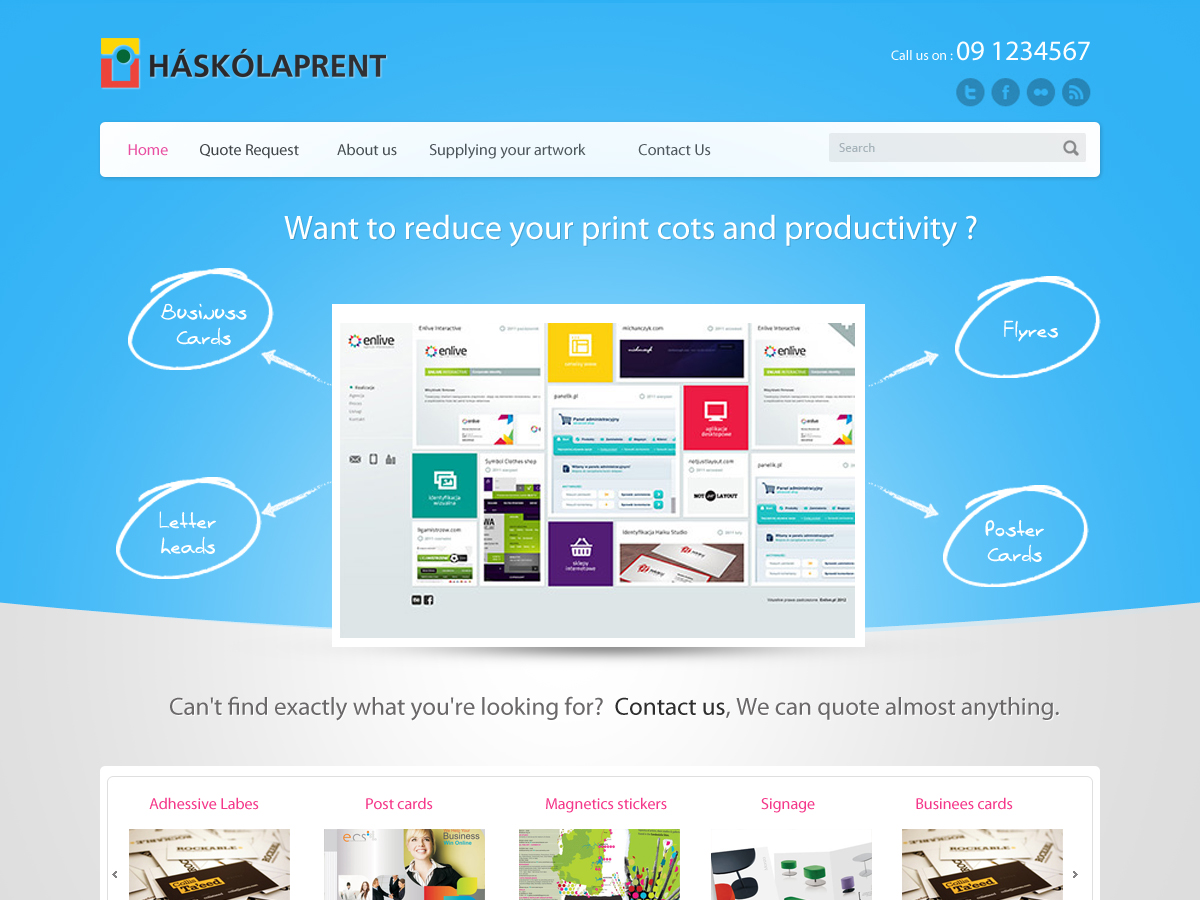 Diseño Web por designerkochi para Haskolaprent | Diseño #2317549