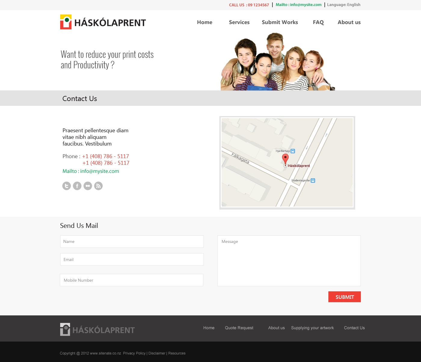 Diseño Web por designerkochi para Haskolaprent | Diseño #2397624