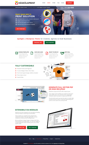 Web Design by Zeeshan  Momin for Haskolaprent | Design: #2317393