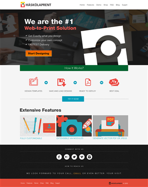 Web Design by ACZ for Haskolaprent | Design: #2314831