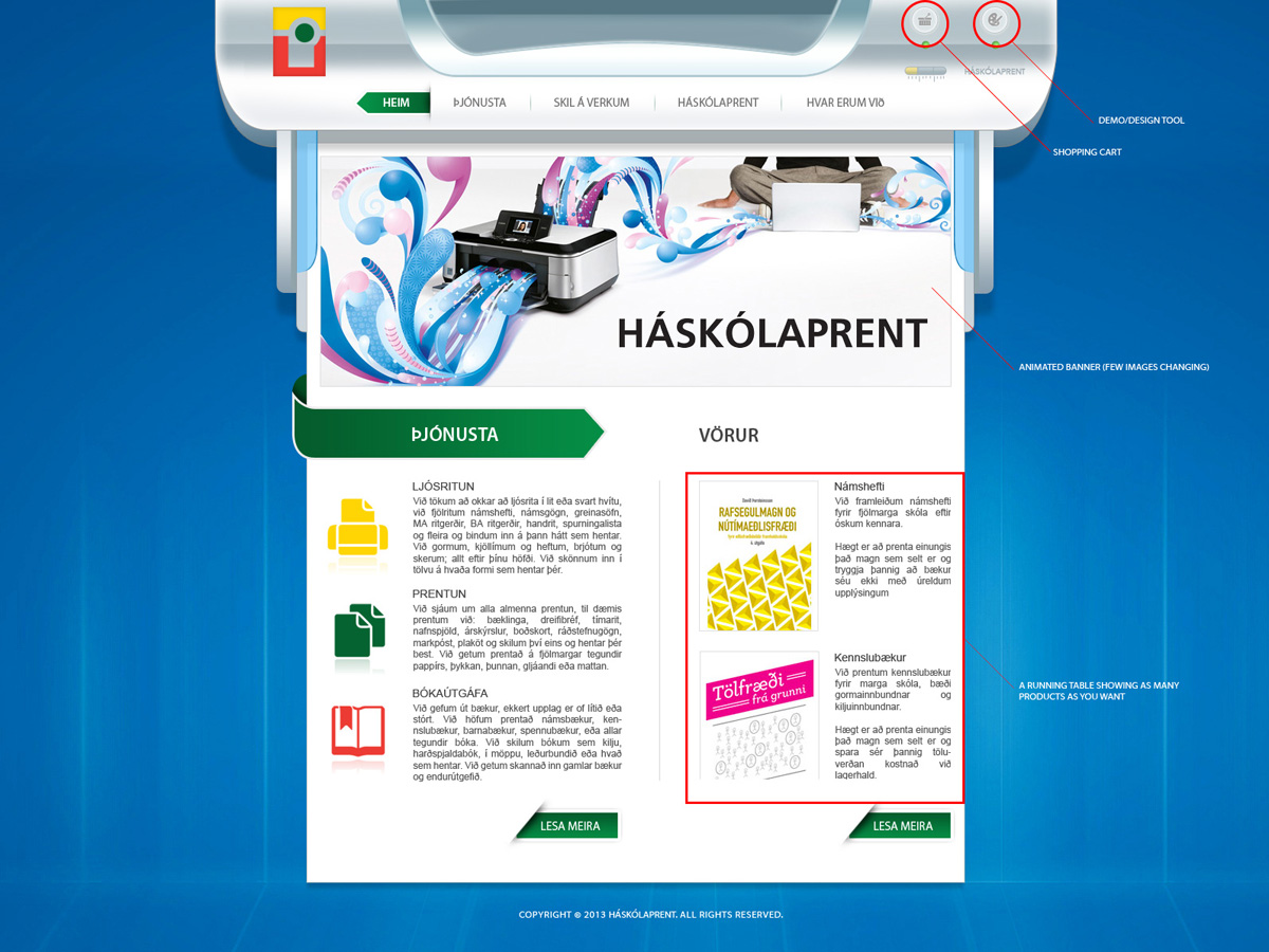 Web Design by WY for Haskolaprent | Design #2317679