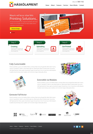 Diseño Web por pb para Haskolaprent | Diseño: #2306919