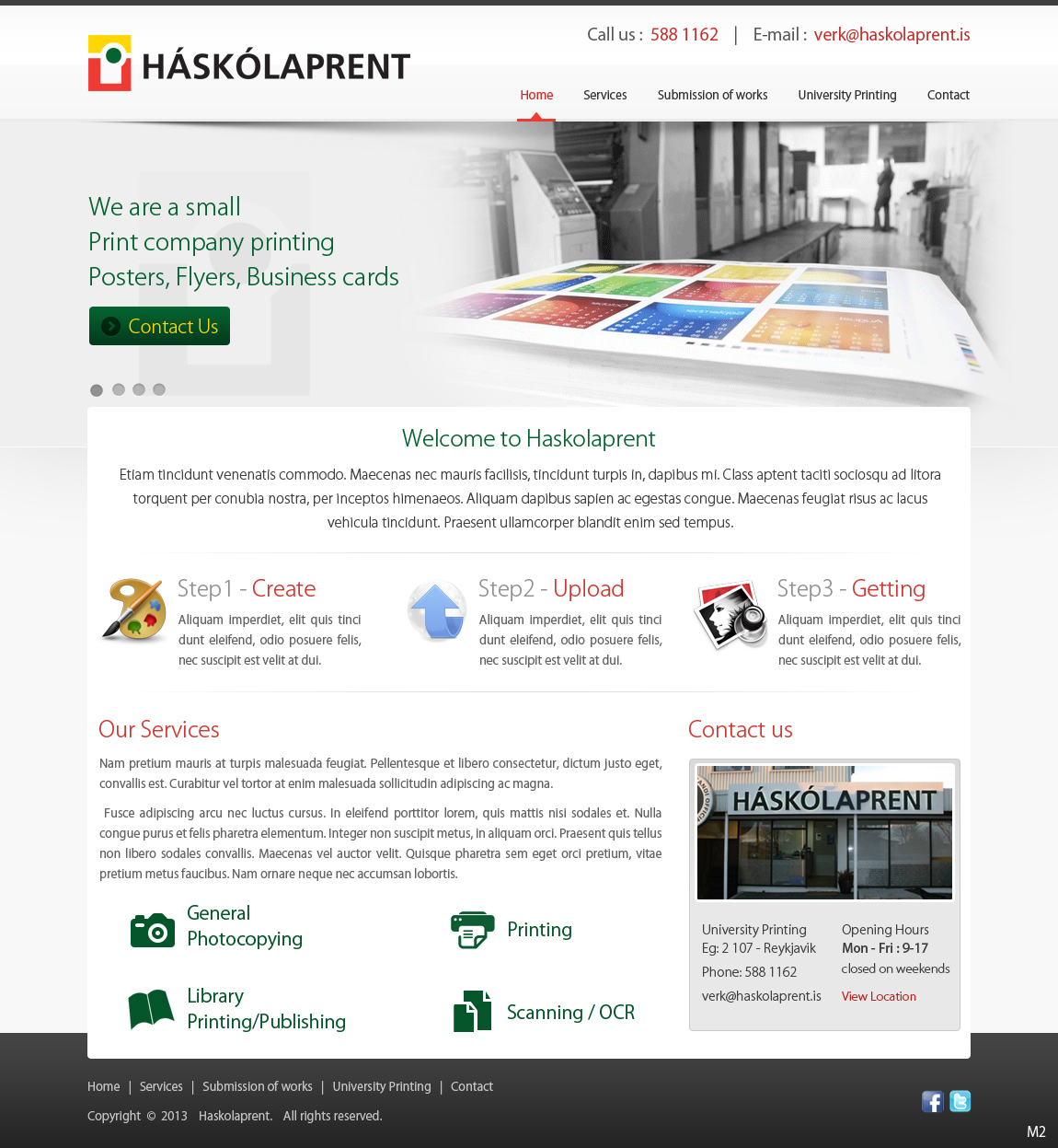 Web Design by pb for Haskolaprent | Design #2306923