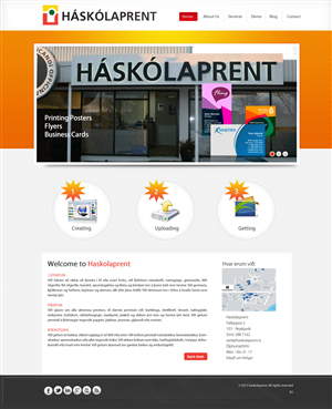 Diseño Web por pb para Haskolaprent | Diseño: #2311919
