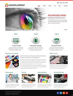 Diseño Web por pb para Haskolaprent | Diseño: #2318875