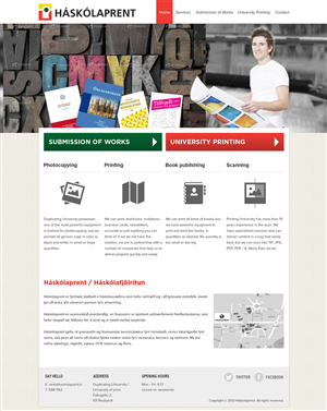 Web Design by ShreejiAkshar for Haskolaprent | Design: #2328031