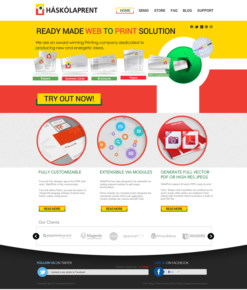 Web-Design von Behriatech für Haskolaprent | Design #2316407