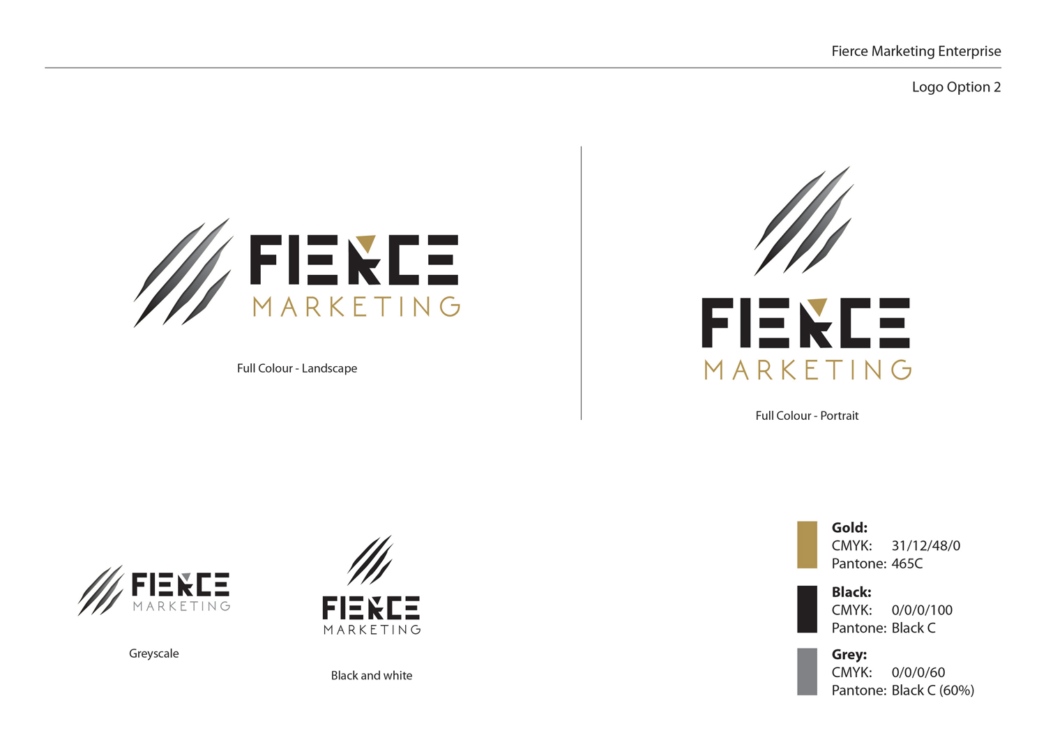 Logo Design By Sammy For Fierce Marketing Enterprises Design 11282274 Logo Design By Sammy For Fierce Marketing Enterprises Design 11282274