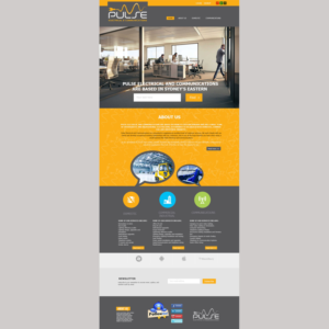 Diseño Wordpress por ErrAr para Pulse Electrical and Communications | Diseño: #11304948