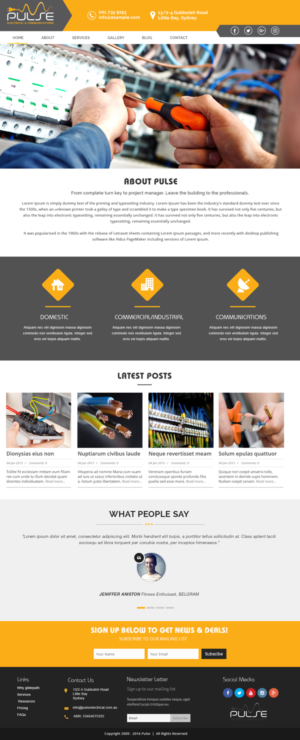 Wordpress Design by webxvision