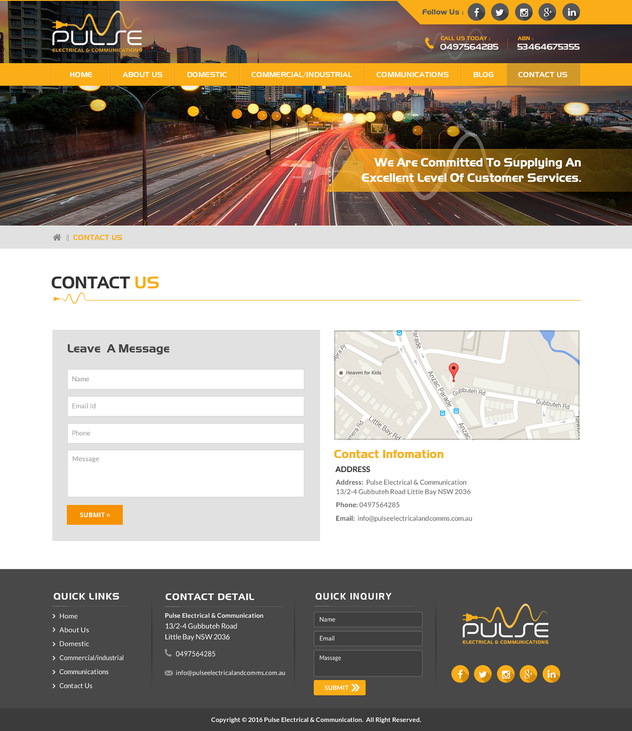 Diseño Wordpress por Sbss para Pulse Electrical and Communications | Diseño #11412953