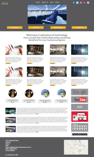 Diseño Wordpress por asep.pk para Pulse Electrical and Communications | Diseño: #11338045