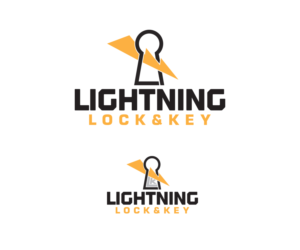 Design de Logo par Thomas DeHart pour Lightning Lock & Key | Design #11281579